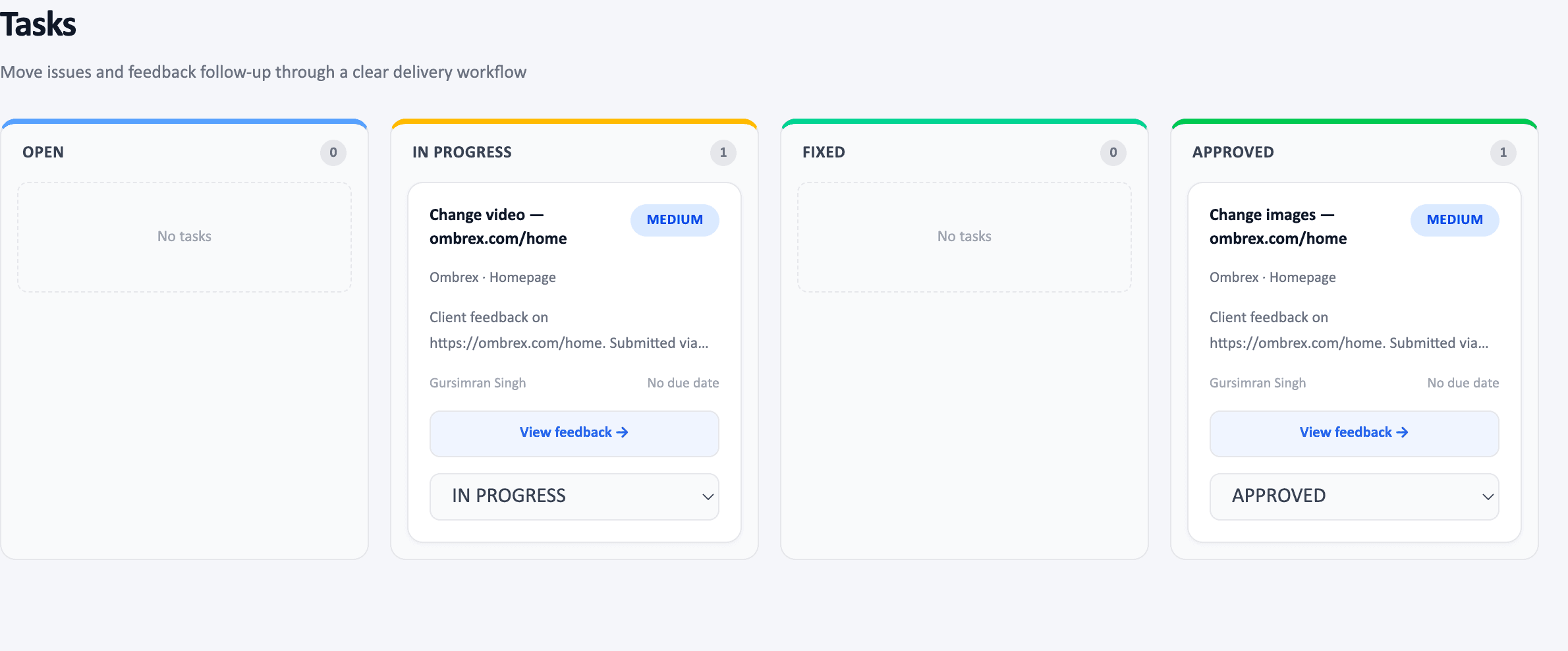 FixLoop internal QA workspace